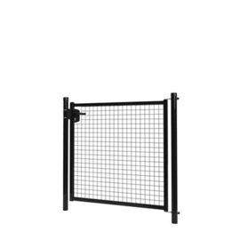 Enkele tuinpoortset met gaasvulling 1200x1250 - RAL9005 Art. nr. TPS9005120125S prijs per Set excl. BTW