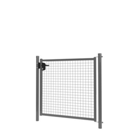 Enkele tuinpoortset met gaasvulling 1200x1250 - RAL7016 Art. nr. TPS7016120125S prijs per Set excl. BTW