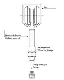 4C-G~~ROL MET 4 WIELEN GESTAMPT EN GELAGERD 54MM
