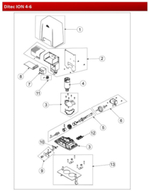 Ditec entrematic ION 4-6 transformator 6IONT6 230v  (HO)