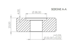 Quiko M4 tandwiel voor de quiko moovy en ercole.  (QU)
