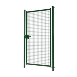 Enkele tuinpoortset met gaasvulling 1000x2000 - RAL6005 Art. nr. TPS6005100200S prijs per Set excl. BTW