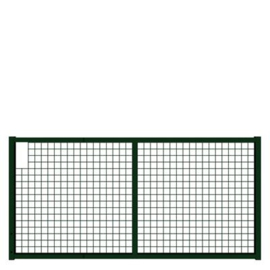 Tuinpoortvleugel 2000x1000 mm met gaasvulling - RAL6009 Art. nr. TPS6009200100 prijs per Stuk(s) excl. BTW