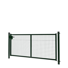 Enkele tuinpoortset met gaasvulling 2000x1000 - RAL6009 Art. nr. TPS6009200100S prijs per Set excl. BTW