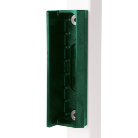 Tuinpoortslotvanger kunststof voor vierkante profielen  (TH)