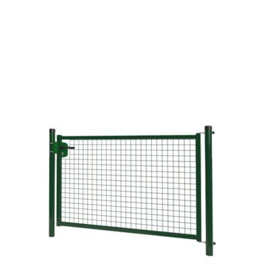 Enkele tuinpoortset met gaasvulling 1500x1000 - RAL6005 Art. nr. TPS6005150100S prijs per Set excl. BTW