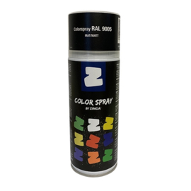 ZINGACOLORSPRAY RAL9005M~~ZINGA COLOR SPRAY RAL 9005 ZWART MAT