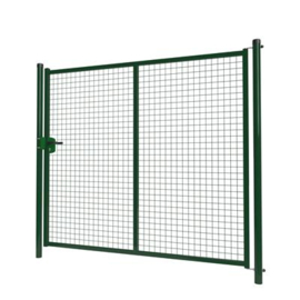 Enkele tuinpoortset met gaasvulling 2000x1800 - RAL6005 Art. nr. TPS6005200180S  prijs per Set excl. BTW