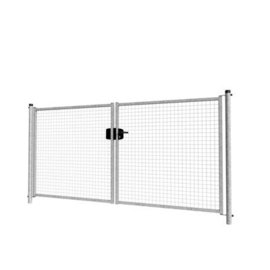 Dubbele tuinpoortset met gaasvulling 3000x1500 - verzinkt Art. nr. TPDVV300150S prijs per Set excl. BTW