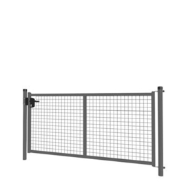 Enkele tuinpoortset met gaasvulling 2000x1000 - RAL7016 Art. nr. TPS7016200100S prijs per Set excl. BTW