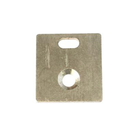 Spijlenhekwerk muurverbindingsplaat t.b.v. prop 50x30 mm - RVS Art. nr. SVMASPRVS5030 prijs per Stuk(s) excl. BTW