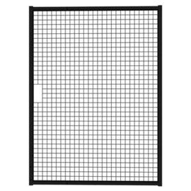 Tuinpoortvleugel 1500x2000 mm met gaasvulling - RAL9005 Art. nr. TPS9005150200 prijs per Stuk(s) excl. BTW