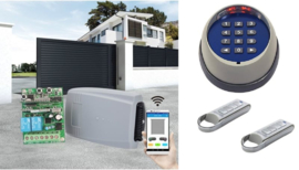 5x WIFI Universeel, set draadloos codeclavier met ontvanger 2 zenders en wifi, Kijzer-K216, voor elk merk poortopenener /draadloos toetsenbord met ontvanger en wifi.Art. 0216  €121,95 p/st. (QU)