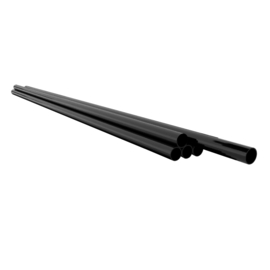 Staander Ø60,3x1,75x1850 mm - 5 STUKS - sendzimir verzinkt en gecoat RAL9005 Art. nr. PRS900560175185V  prijs per Bundel à 5 stuks excl. BTW