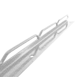 Muurlijn/gaaskam 40x20x3x1000 mm - thermisch verzinkt Art. nr. MUURLIJNVV100 prijs per Stuk(s) excl. BTW