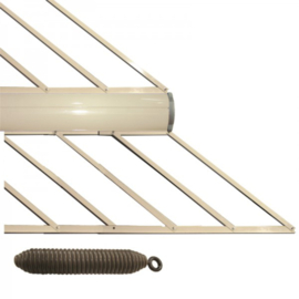 SEA slagboom arm VELA kit 6,5m met dubbele rok Art nr. BAS712  (NE)