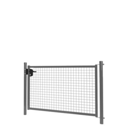 Enkele tuinpoortset met gaasvulling 1500x1000 - RAL7016 Art. nr. TPS7016150100S prijs per Set excl. BTW