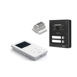 VIDEX  Videokit 6dr opbouw 2 beldrukkers 4k / 6K3 Art nr. VPK46361-2  (NE)