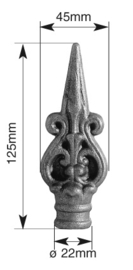 170BIS~~LASBARE HEKPUNT 125X45MM