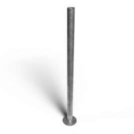 Staander Ø60 mm op ronde voetplaat - 1100 mm - verzinkt Art. nr. PRRVVV60175110 prijs per Stuk(s) excl. BTW