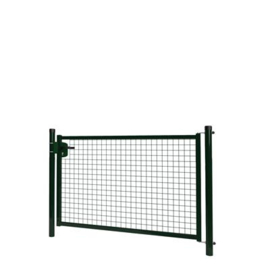 Enkele tuinpoortset met gaasvulling 1500x1000 - RAL6009 Art. nr. TPS6009150100S prijs per Set excl. BTW