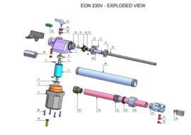Quiko EON 400, NEO 400 sliding set.  (QU)