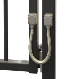 Verstevigde roestvrijstalen, gevlochten doorvoerkabel 450 mm Art. nr. DVKHD450  (TH)