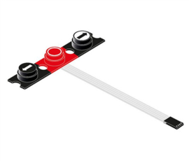 Sommer Strook siliconen 3-weg drukknop GIGAcontrol A/TA Art nr. 105087  (SE)