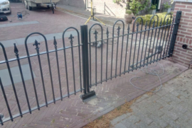 Poort-aanslag, poortstop, Hard Rubber 20cm x 6cm hoog, en 5 cm breed.Art.0505  (QU)