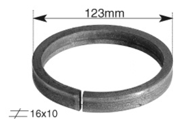 CR123K~~RING DIA 123 PLAT 16X10