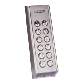 XPR codeKlavier 2x6 CHROOM, Wiegand en Codix Art nr. COD415  (NE)