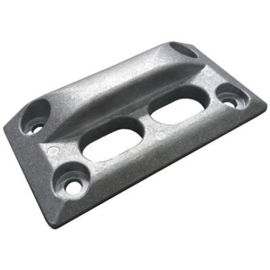 Vloeraanslag 190x100 mm - aluminium Art. nr. VLOERAANSLALU prijs per Stuk(s) excl. BTW