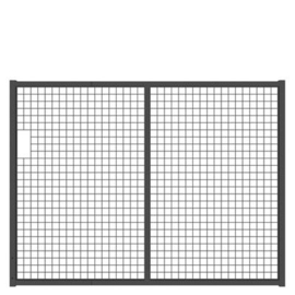 Tuinpoortvleugel 2000x1500 mm met gaasvulling - RAL7016 Art. nr. TPS7016200150 prijs per Stuk(s) excl. BTW