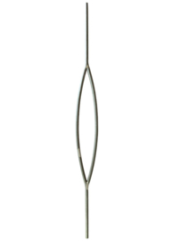 18.154.RD14~~SPIJL H1000X98MM DIKTE 14mm - BRUT