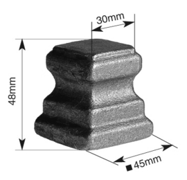 127-4~~LASBARE SIERHULS 48X30X45MM