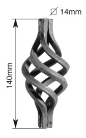 159-5~~WARM GESMEDE TORS # 16MM.