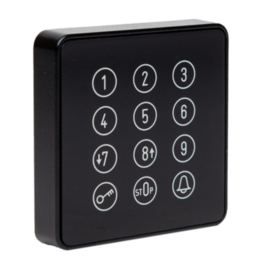 Geba codeKlavier Cody Touch zwart met verlichting Art nr. COD096  (NE)