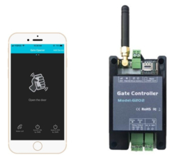Kit K4G Gsm module, incl, adapter. en Geen gesprekskosten. met 212 codeclavier en jettons.  (QU)