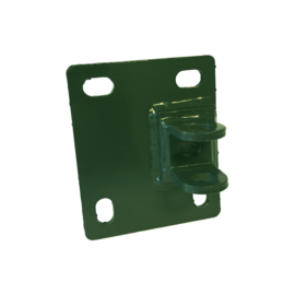 Muurplaat scharnier 90° t.b.v M20 scharnier - thermisch verzinkt en gecoat RAL6009 Art. nr. MPS906009010012