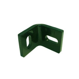 Muurhoek 45x45x40 mm (rechte hoeken) - elektrolytisch verzinkt en gecoat RAL6009 Art. nr. MH60094545406 prijs per Stuk(s) excl. BTW