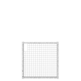 Tuinpoortvleugel met gaasvulling 1000x1000 - verzinkt Art. nr. TPVV100100 prijs per Stuk(s) excl. BTW