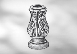 FOM416~~GIETIJZEREN SIERHULS