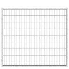 Tuinpoortvleugel 2000x1800 mm met dubbelstaafmatvulling - verzinkt Art. nr. TPTDMVV200180 prijs per Stuk(s) excl. BTW