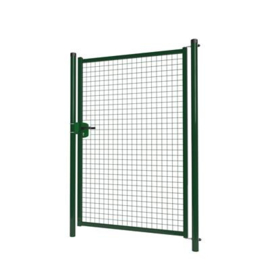 Enkele tuinpoortset met gaasvulling 1200x1800 - RAL6005 Art. nr. TPS6005120180S prijs per Set excl. BTW