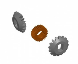 ditec 6PWRPM tandwielen voor ditec pwr  (HO)