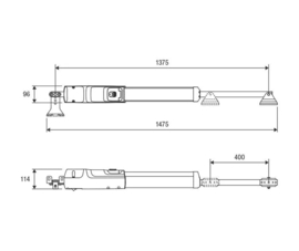 Poortopener kit TOM4024E  (PO)