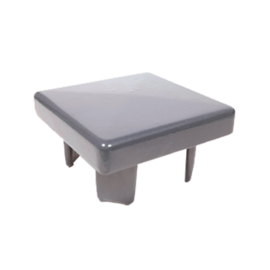 Paalkap aluminium 100x100 mm - RAL7016 Art. nr. PAALDA70161010S prijs per Stuk(s) excl. BTW