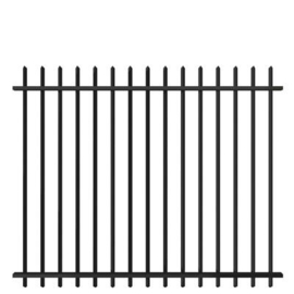 Spijlenvak Arena RS 2000 - h.o.h. 150 - sendzimir verzinkt en gecoat RAL9005 Art. nr. VAARRS150SV90052000 prijs per Stuk(s) excl. BTW