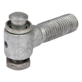 Oogbout en dwarsbout voor 1036-M16 U-beugel - Lengte 110 mm Art. nr. 1039SETM16110