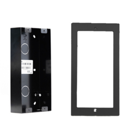 Dnake Inbouwframe zwart voor buitenpost zonder codeklavier Art nr. DNK-FMX03  (NE)